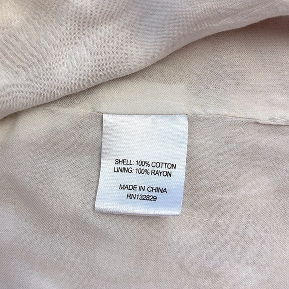 Majorelle Portia Mini Wrap Dress Side-Tie Short Sleeve Taupe Polka Dot Ruffled S - Picture 12 of 13